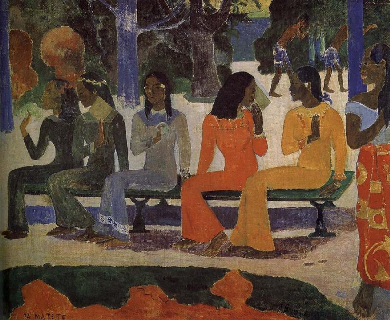 Paul Gauguin Market Germany oil painting art